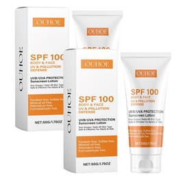 OUHOE Protection Sunscreen Lotion,UV isolation,Mild protection,wrinkle resistance,sunburn repair,clear protective cream - PCS: 2 PCS
