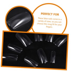 Ipetboom False Nails for Women Short Square Press on Nails Fake Nails Nail Tips Glue Nail Enhancement Full Cover Nail Art Decor Kit