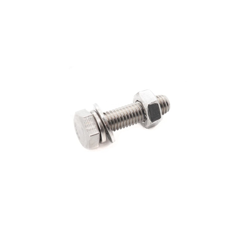 binifiMux 10-Pack M8 x 20mm Hexagon Screws Hex Bolts with