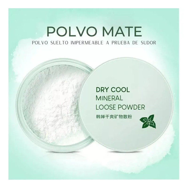 Polvo Traslúcido Mineral Univers en Línea Control Grasa Mentolado Todo