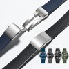 Wentokye 21mm Rubber Watch Band for Longines Conquest HydroConquest L3