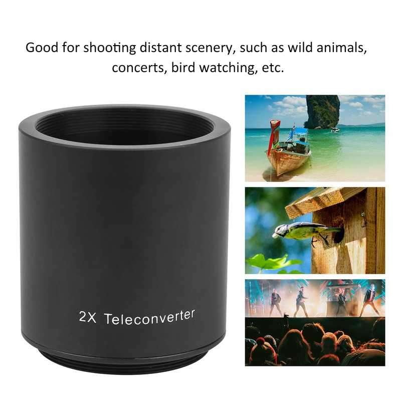 2x Converter Lens Teleconverter Photographer for M42mm Bayonet Mount 650‑1300mm