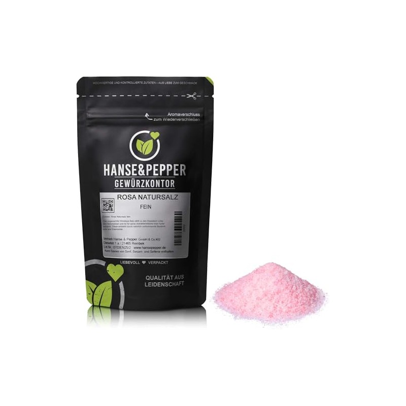 Hanse&Pepper Gewürzkontor Rosa Natural Salt Plus Series 1 x 1