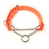 Adjustable Waterproof Martingale Half-Check Stainless Steel Chain Training Dog Collar