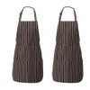 2PCS Apron with Pocket Chef Butcher Kitchen Restaurant Cook Wear