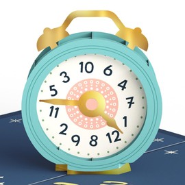 Lovepop Retirement Pop-Up Card for Her and Him - 3D Greeting Cards for Boys, Girls, Men, Women - Officially On Retired Time - 5" x 7" Card - Blank Notecard & Envelope Included