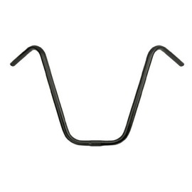 Lowrider V Handlebar 16" 25.4mm Black. Bike Handle bar, Bicycle Handle bar, Handle bar, Chopper, Beach Cruiser