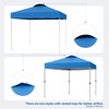 PHI VILLA Pop-up Canopy 10x10 Patio Tent Instant Gazebo Canopy