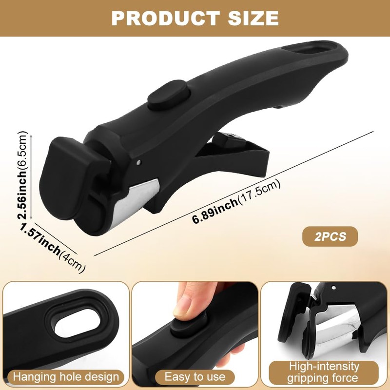 2 Pack Detachable Pot Handle,Replacement Handles for Carote, Pan Handle