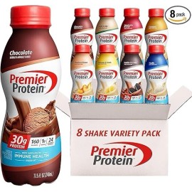 Premier Protein, Protein Shake, 8 Flavor Variety Pack 11.5 Fl Oz (8 Pack)