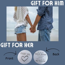 Of All The Weird Things I've Found Online, BF Gifts, Keychain For Boyfriend Gift, You're The Best Thing I Found On The Internet, Girlfriend Gifts for BF, Pocket Hug Gift for Valentine Day