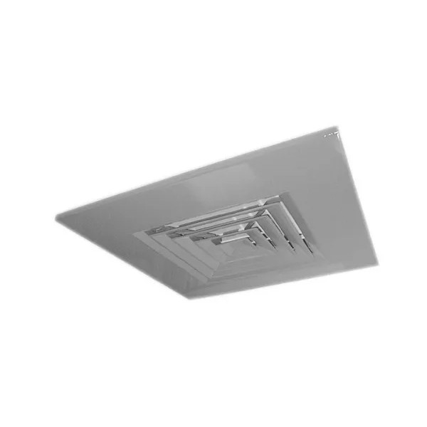 Carnes 6x6 4-Way Diffuser Round Entry Carnes White