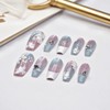 farfarflame Handmade Nail Tip, Long, Popular in Korea, Pink, Ballerina,