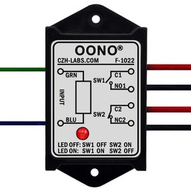 OONO DPST 1NO 1NC 8Amp Power Relay Module, AC/DC 48V Control Voltage