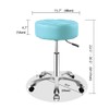 Rolling Adjustable Stool with Wheels for Work Medical Tattoo Salon