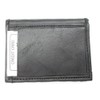 Dangerous Threads Mens Black Leather Lamb Mini Bifold Wallet #779