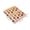 SAFIGLE 1Pc Foot Roller Massager Chic Wooden Acupoint Tool for