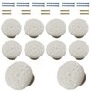 Auvotuis 10Pcs 34mm/ 1.34inch Retro Ceramic Cabinet knobs Antique Round