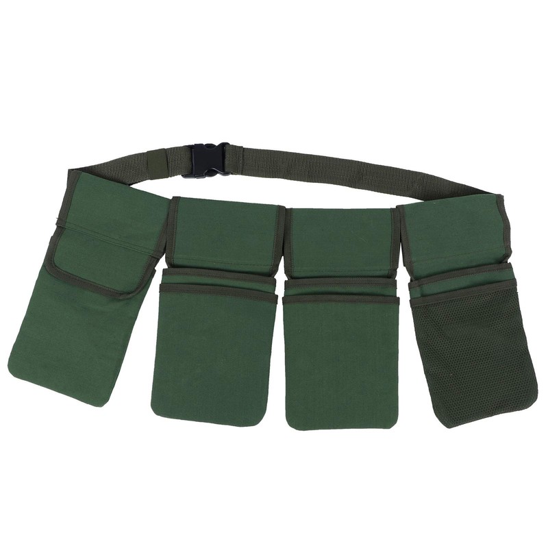 Garden Tool Storage Bag Waist Belt Hanging Bag 4 Pockets