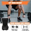 AMFUN Lifting Straps Strength Training Lifting Straps Leather Non-Slip Grip