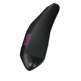 Hidden Comfort Camo HCC Racing seat Cover Compatible with Yamaha Raptor 660 Eyes Logo Black Gripper/Pink