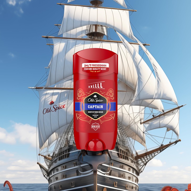 Old Spice Captain Deodorante da uomo 85 ml, 48 h