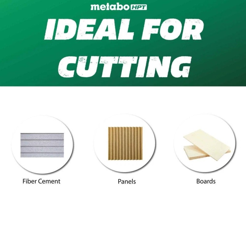Metabo Hpt Fiber Cement 7-1/4 Inch 4-Tooth Saw Blade