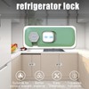 Fridge Locks with Self Adhesive, Refrigerator Latch for Kids, Toddlers