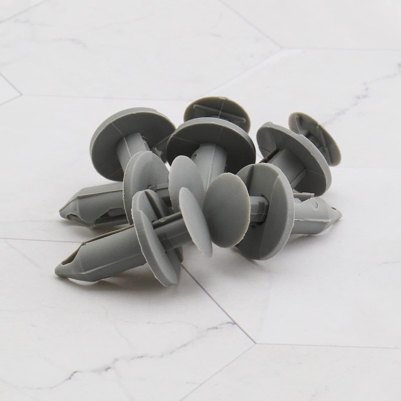 YINETTECH 50 x Grey Longer Trim Panel Fixing Lining Clips