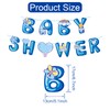Baby Shower Decorations Boy,Blue Baby Shower Banner 2 PCS,Baby Shower