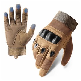 LURI Guantes de Motociclista Con Carcasa Protectora, Transpirables, Multifuncionales Para Bicicleta y Uso Táctico