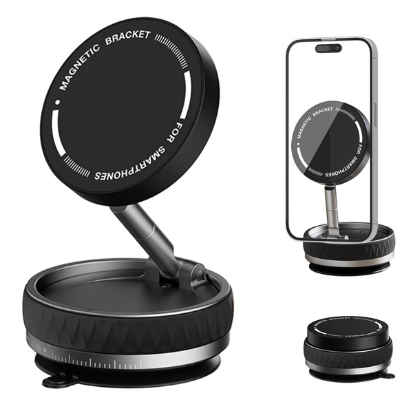 Bensejk Vacuum Magnetic Phone Holder, Car Phone Holder for Magsafe,