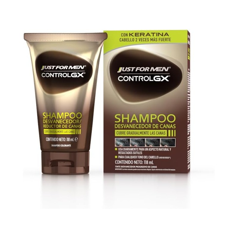 Just for Men Control Gx Shampoo Desvanecedor Progresivo De Canas,