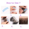 Simulation of Female Fake pubic Hair Adhesive Prosthetic Hair Paste