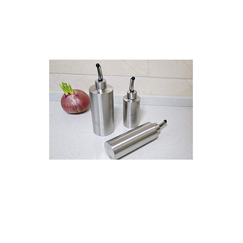 Gteller Stainless Steel Olive Oil Dispenser, Leakproof Pourer Dispensing Bottle