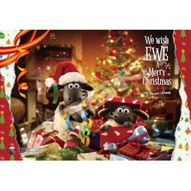 Jigsaw Puzzle, Shaun the Sheep, Mae-Lee Christmas, 70 Large Pieces (70-L04)