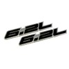 6.2 Liter Engine Aluminum Emblems Badges in Silver and Black