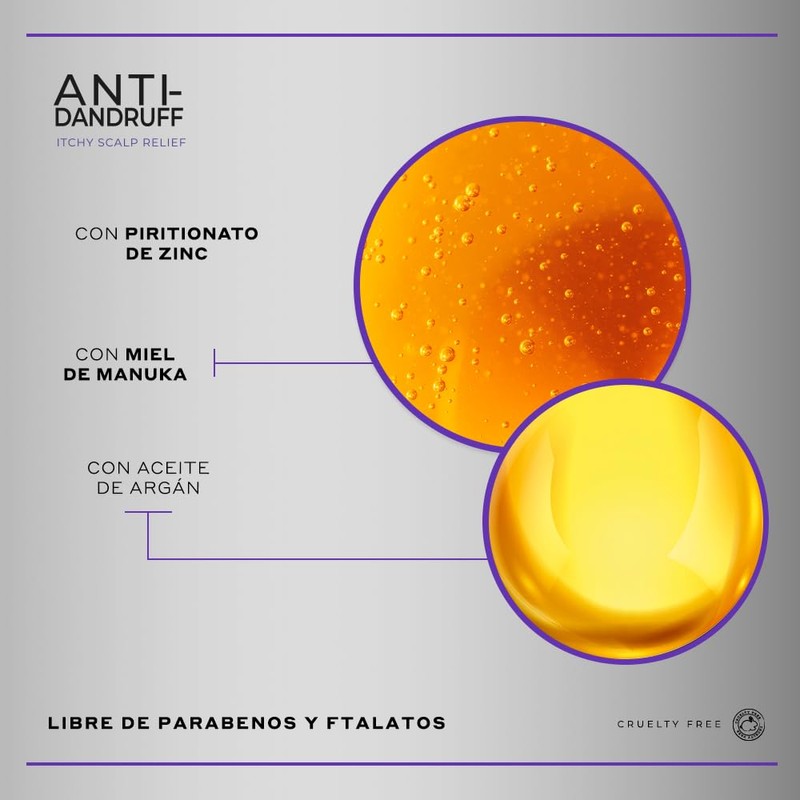 Martha Debayle Shampoo Anti-Caspa. Con Piritionato de Zinc, Miel de