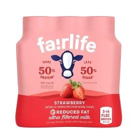 Fairlife 2% Ultra-Filtered Milk Strawberry - High Protein 23g - 14 Fl Oz 3pack