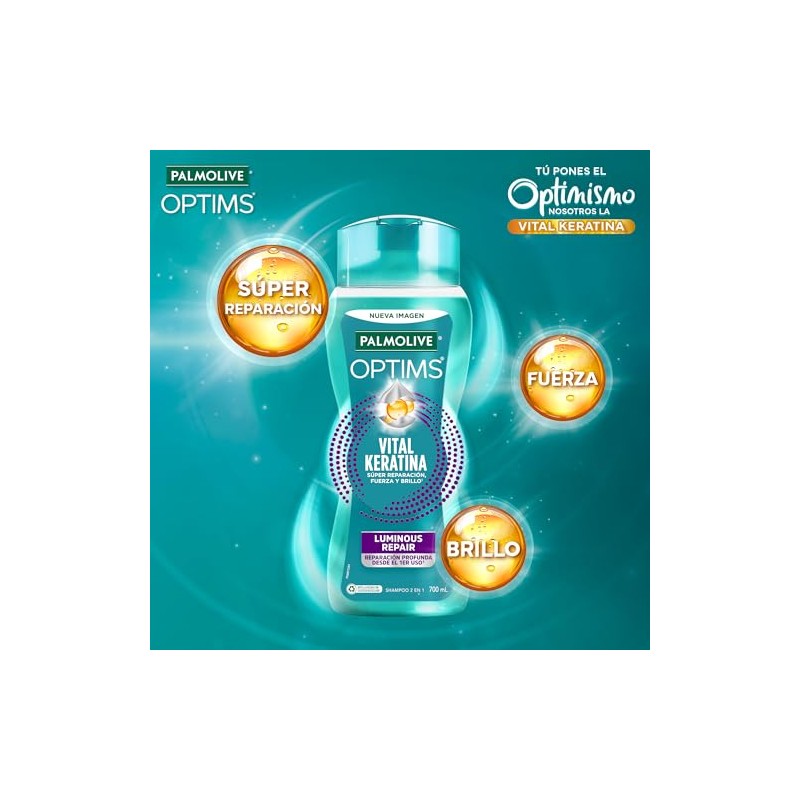 Shampoo Palmolive Optims Limnous Repair 700 ML