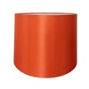12" Faux Silk Orange Lampshade
