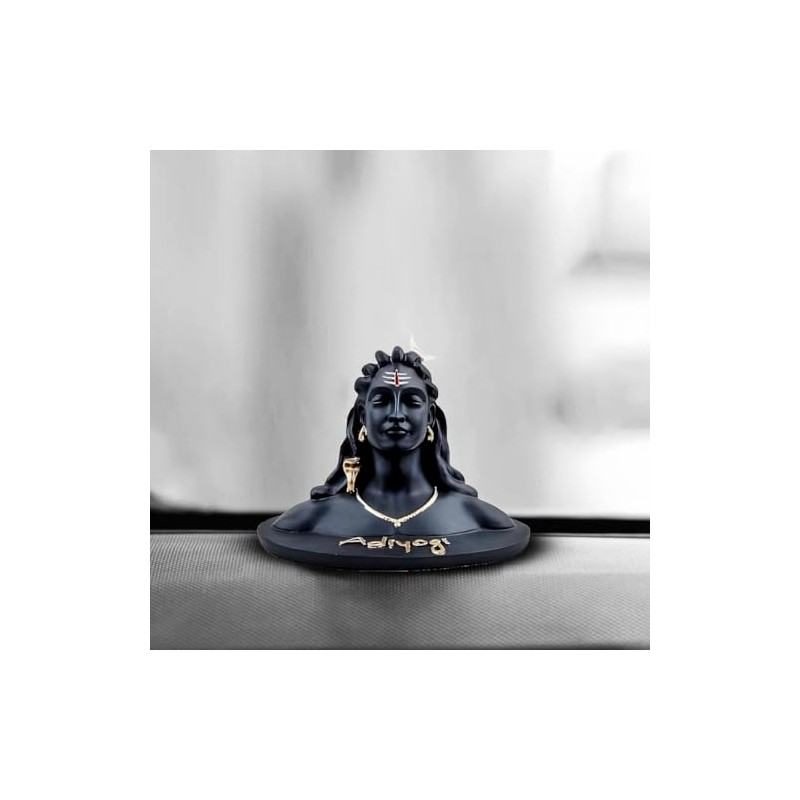Adiyogi Shiva Statue for Car Dashboard,Pooja & Gift, Mahadev Murti,