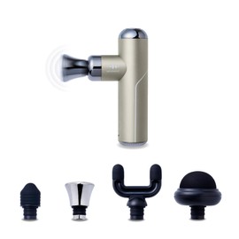 Wavewave Myofascial Release Gun, Mini Handy, Mini, Myofascial Gun, Neck, Shoulder, Waist, Legs, 5 Levels of Strong Vibration, Fastest 3,100 Times Per Minute, 8.1 oz (230 g), Small, Portable, Muscle