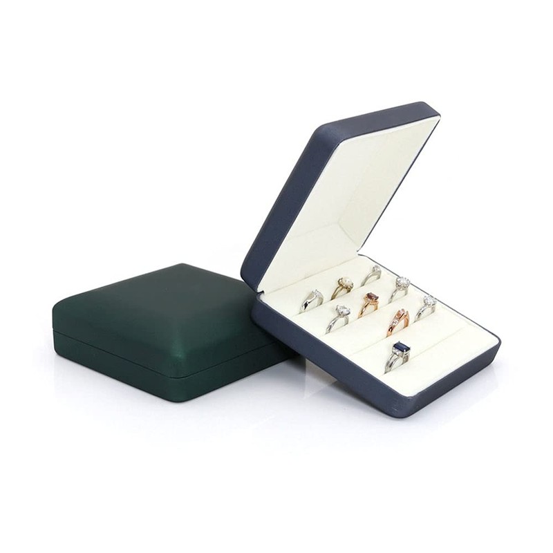 sadkew Small Ring Organizer Box, Portable Rings Jewelry Holder Case,