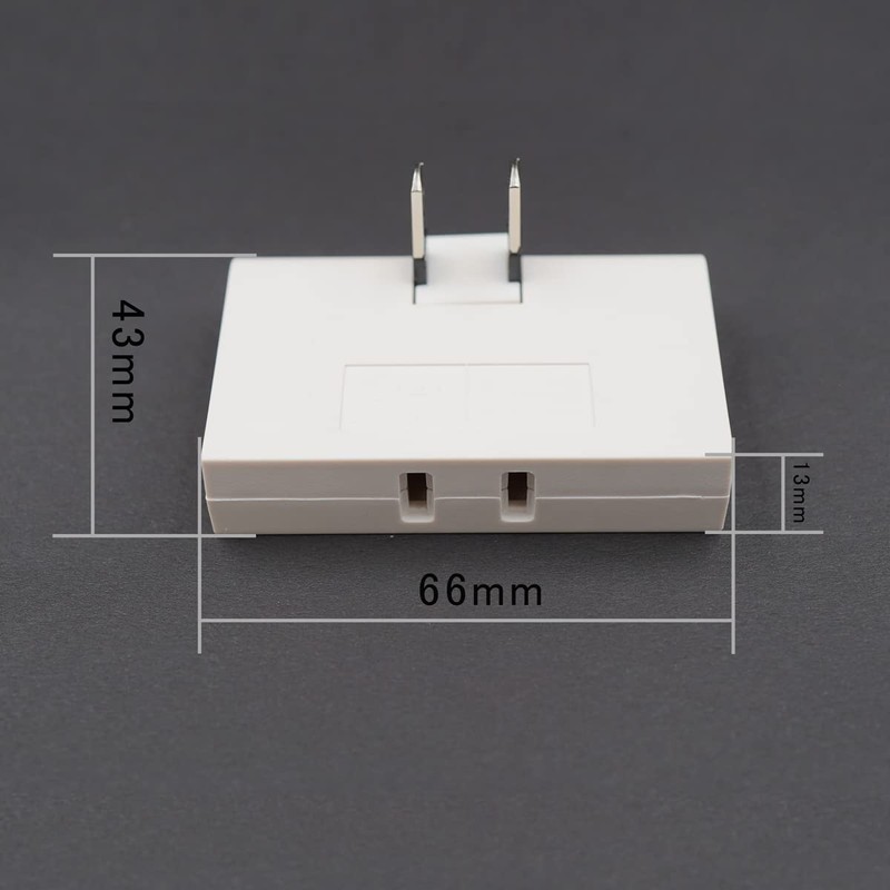 Bunmu Electric Power Tap, Mini, Thin, 3 Openings, Branching, Triple