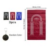 Anlising 3PCS Portable Muslim Prayer Mat, Muslim Travel Prayer Mat