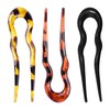 3 Pcs U Shaped Hair Pins French Style Hair Stick,