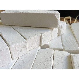 Edible chalk, BELGOROD SAWN edible Chalk chunks (lump) natural for eating (food), 4 oz (113 g)