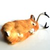 Basuo-9Q Realistic Jackalope Furry Wild Animal Replica Figurine Easter Bunny