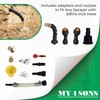 My4Sons Adjustable Telescoping Wand Compatible with Any Backpack Sprayer with